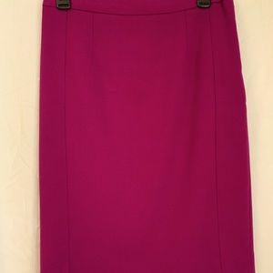 Limited pencil skirt. Size 6. Magenta.